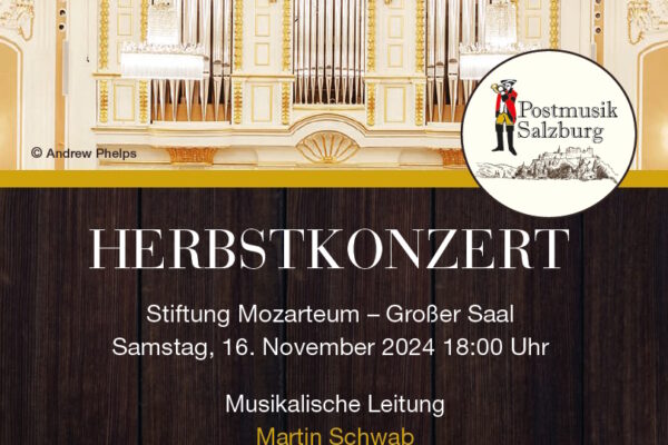 Sichern Sie sich Ihre Karten für das Herbstkonzert 2024